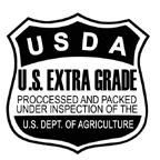 Example of USDA U.S. Extra Grade shield